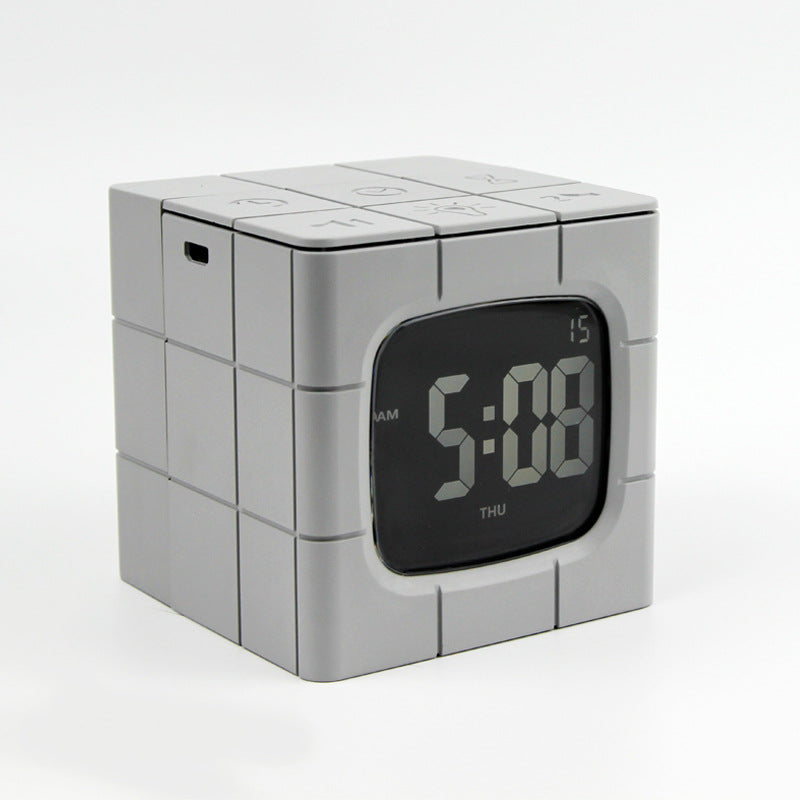 Rubik's Cube Alarm Clock Silent Learning Cooking Timer Alarm Clock Timer