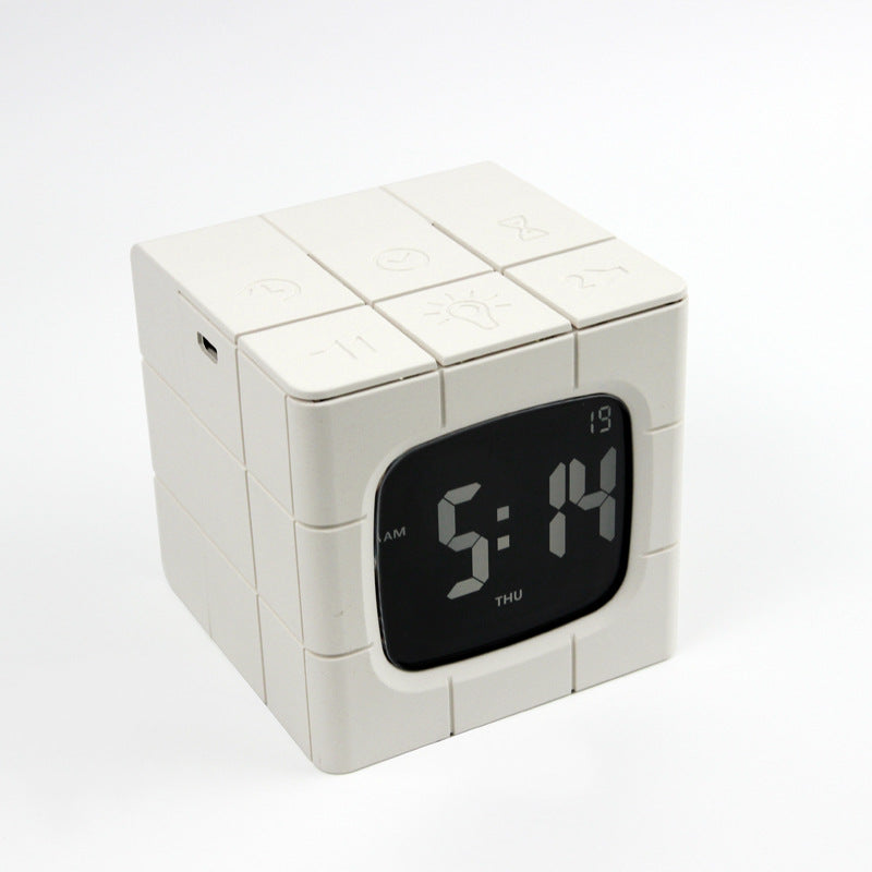 Rubik's Cube Alarm Clock Silent Learning Cooking Timer Alarm Clock Timer