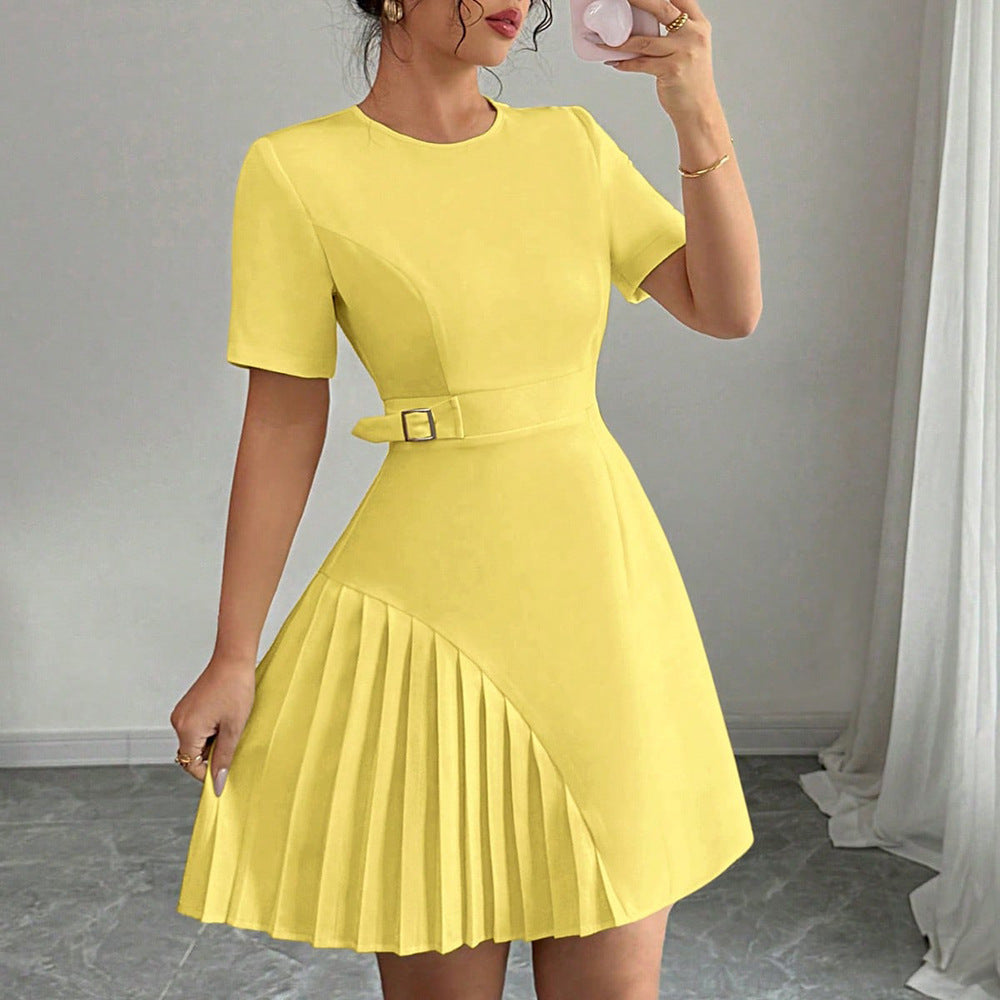 Fashionable And Elegant Short-Sleeve Dress For Women