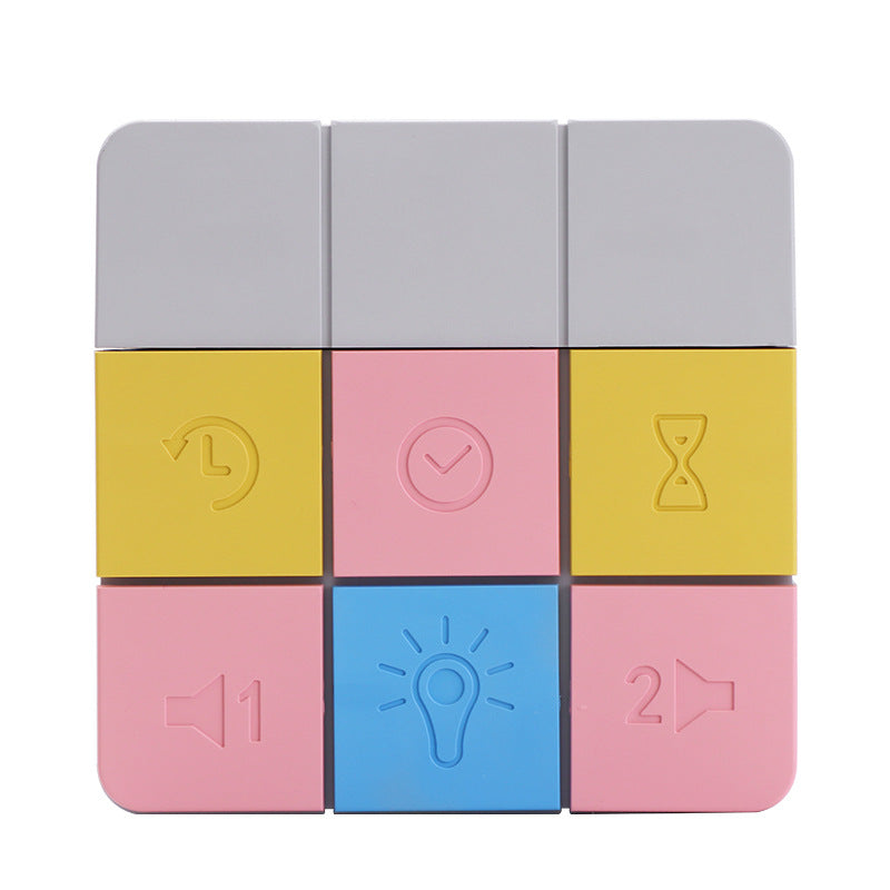 Rubik's Cube Alarm Clock Silent Learning Cooking Timer Alarm Clock Timer