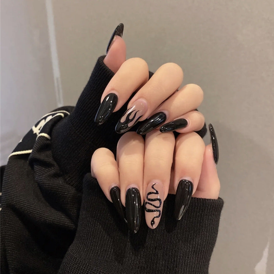 Fashion Simple Double French Wear Nail Art