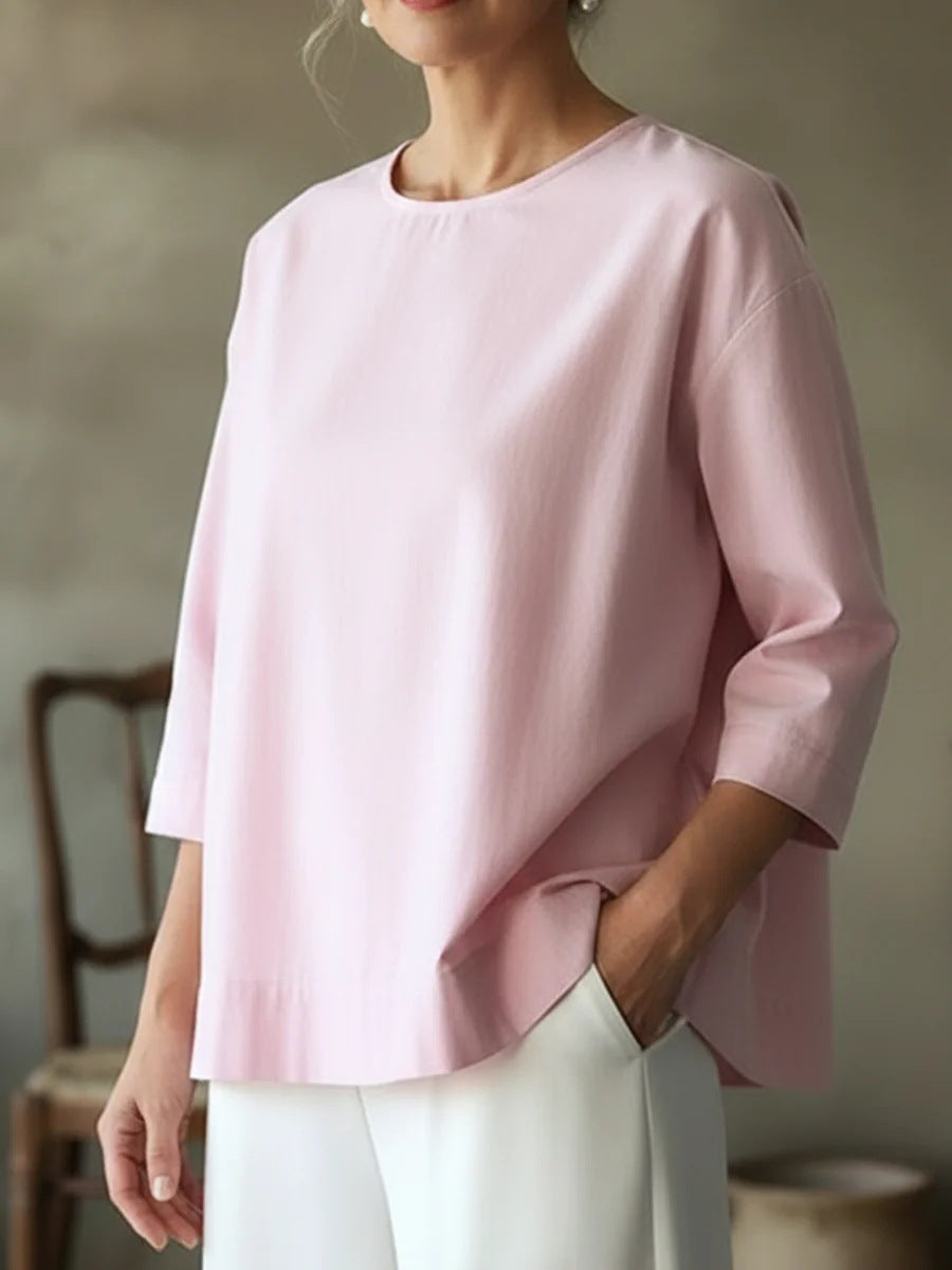 Fashionable And Elegant Short-sleeve Shirt For Spring Summer Backless