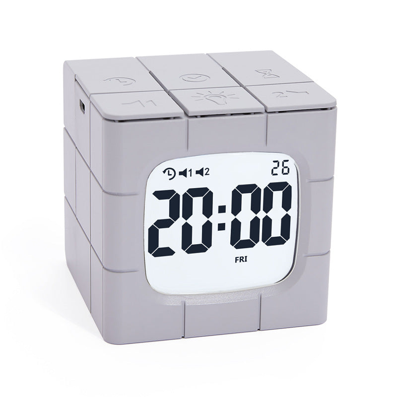 Rubik's Cube Alarm Clock Silent Learning Cooking Timer Alarm Clock Timer